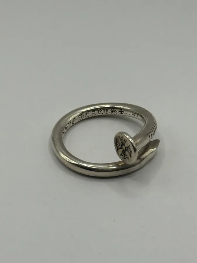 Chrome Hearts Nail Silver Ring tLKbYcD 2