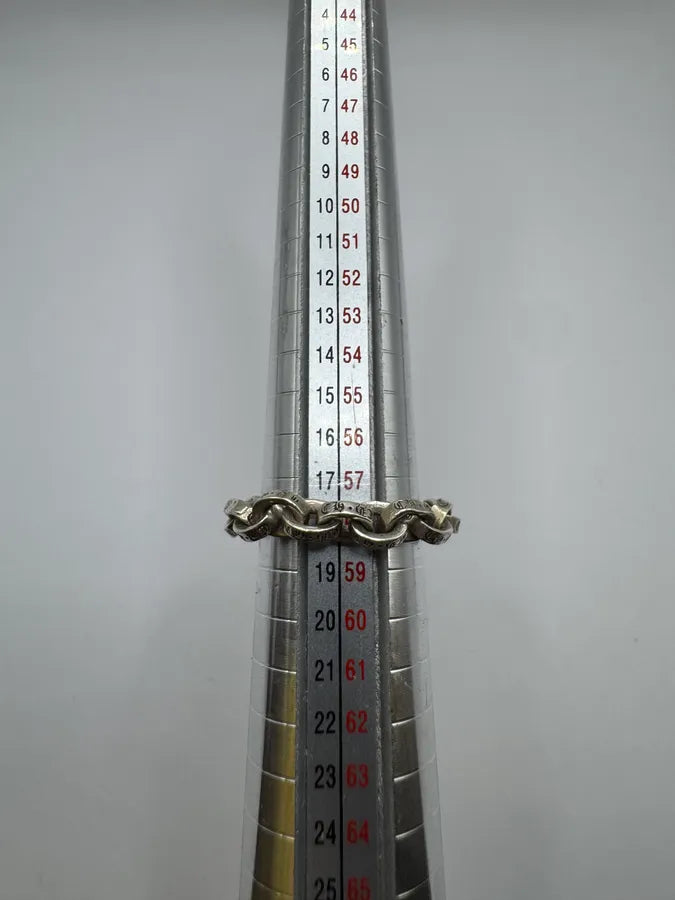 Chrome Hearts Paper Chain Silver 925 Ring (OS) VminDvk 12