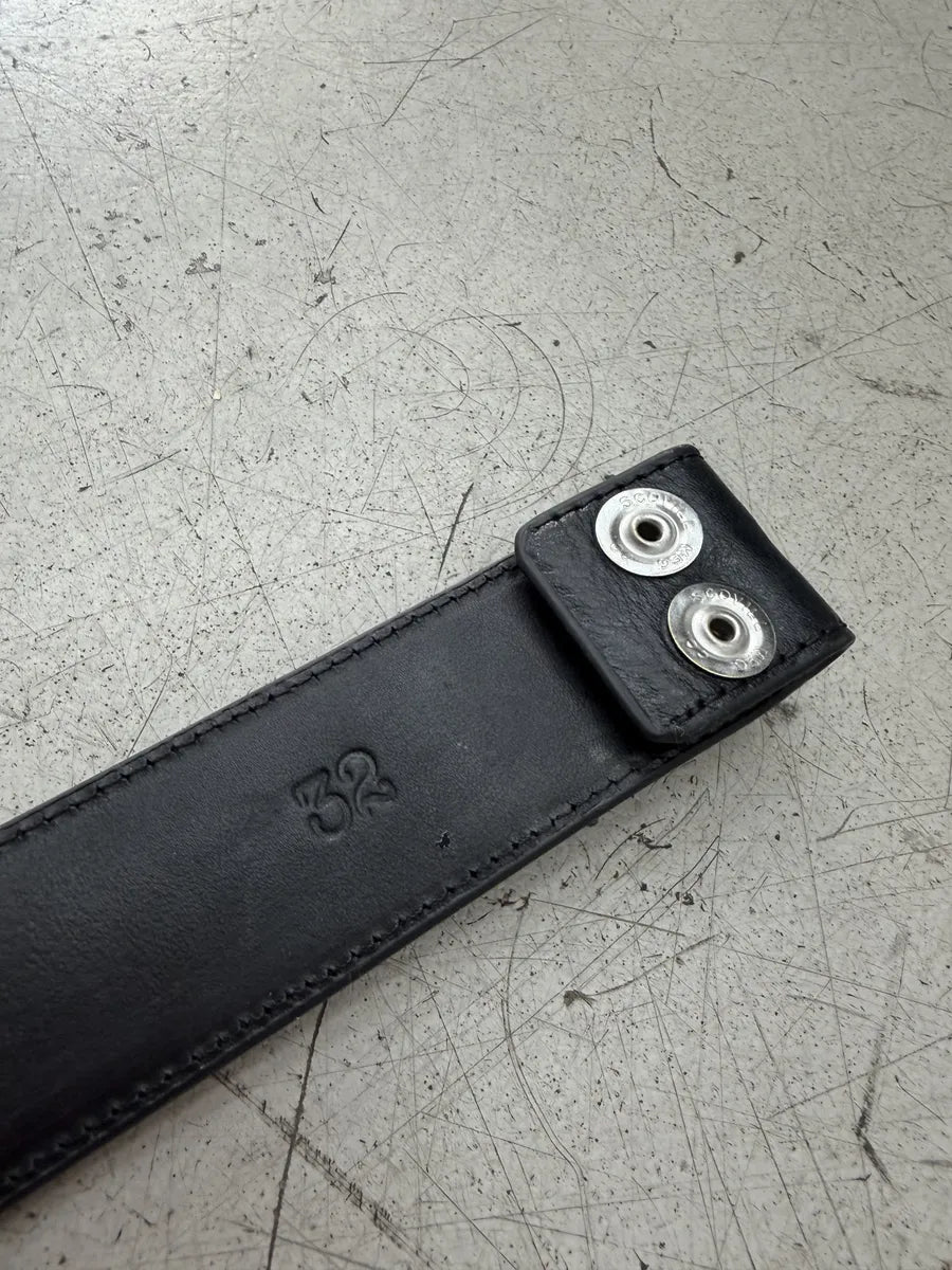 Chrome Hearts Patch Cross Leather Strap Belt CHAjTvX 14