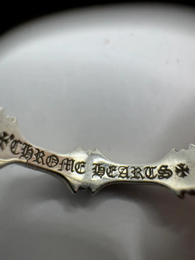 Chrome Hearts Plus And Bone Silver Ring  SXOhVMc 2
