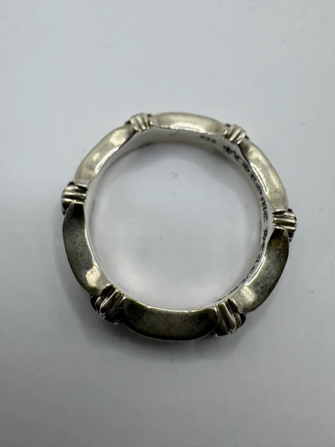 Chrome Hearts Plus And Bone Silver Ring  SXOhVMc 5