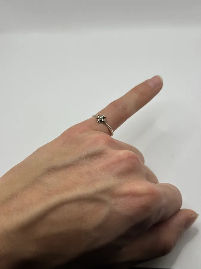 Chrome Hearts Plus Bubblegum Silver Ring nPbWUMS 1