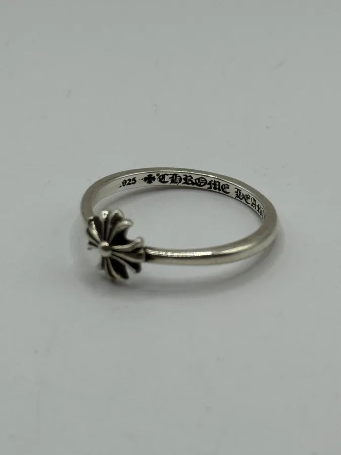 Chrome Hearts Plus Bubblegum Silver Ring PgutsWj 3