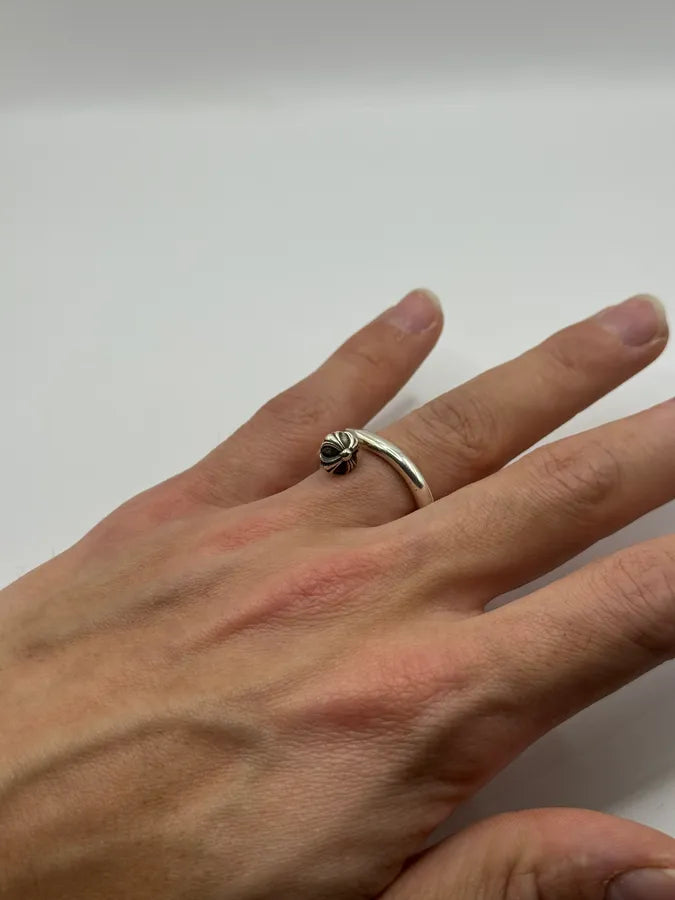 Chrome Hearts Plus Nail Silver Ring uBcdLHN 1