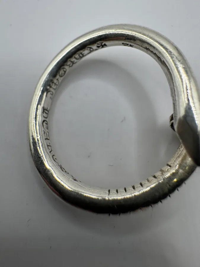 Chrome Hearts Plus Nail Silver Ring uBcdLHN 6