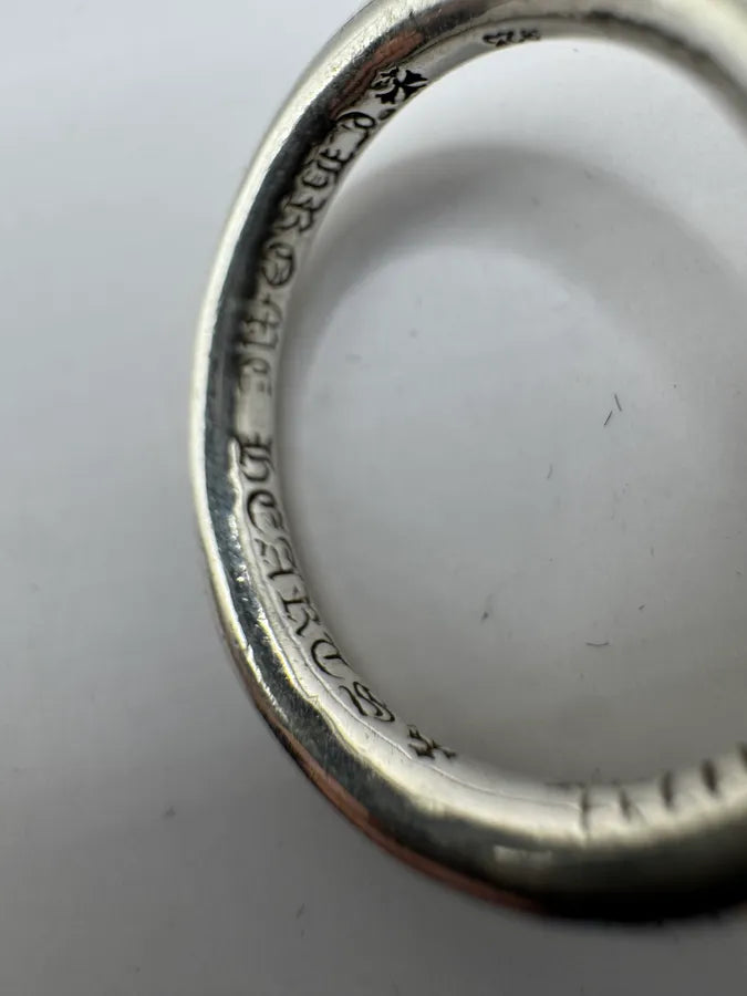 Chrome Hearts Plus Nail Silver Ring uBcdLHN 7