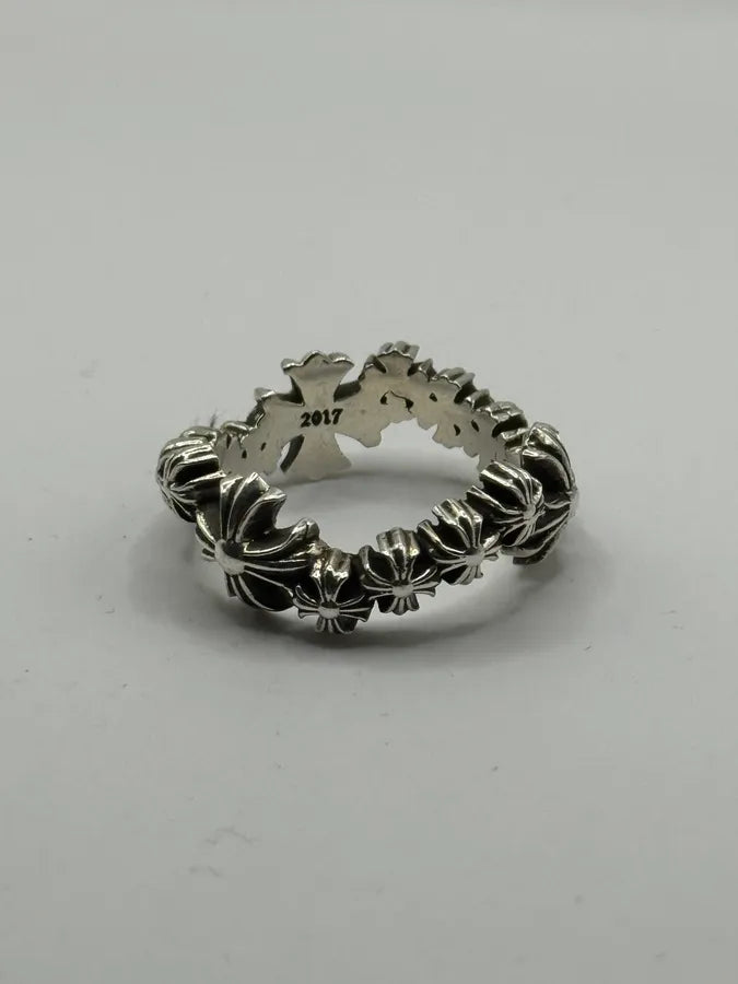 Chrome Hearts Plus Wave Silver Ring xroRZgo 2