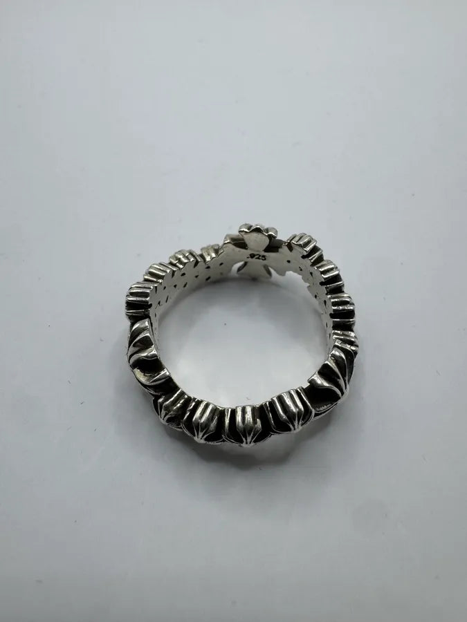 Chrome Hearts Plus Wave Silver Ring xroRZgo 3