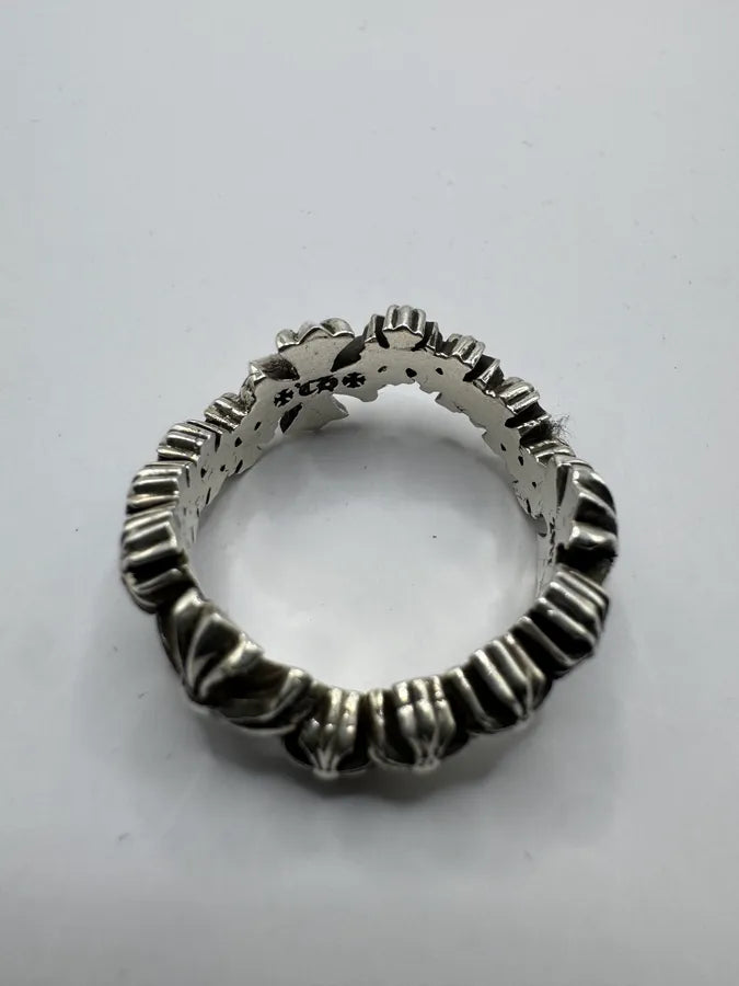 Chrome Hearts Plus Wave Silver Ring xroRZgo 4