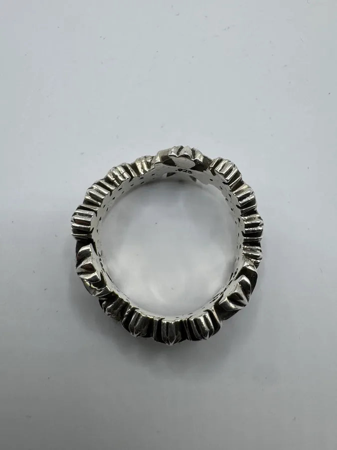 Chrome Hearts Plus Wave Silver Ring xroRZgo 5