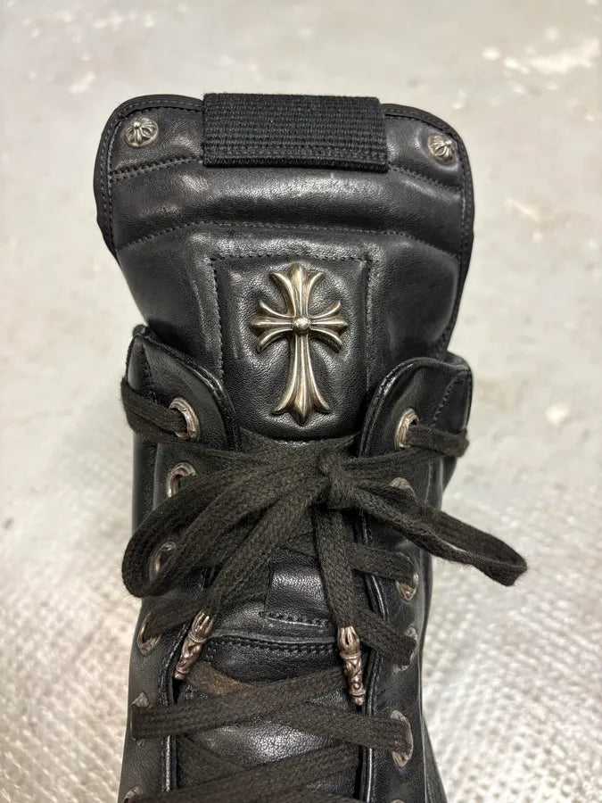 Chrome Hearts Rick Owens Black Leather Geobasket  VwTXNPb 7