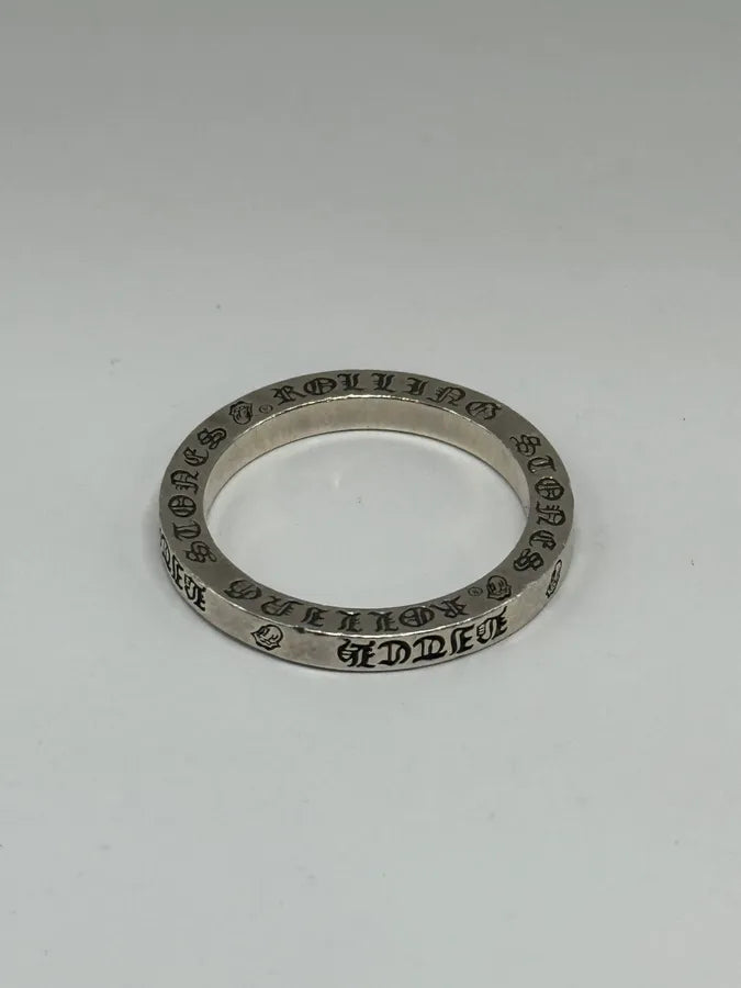Chrome Hearts Rolling Stones Signature Silver Ring mQvXcFk 2