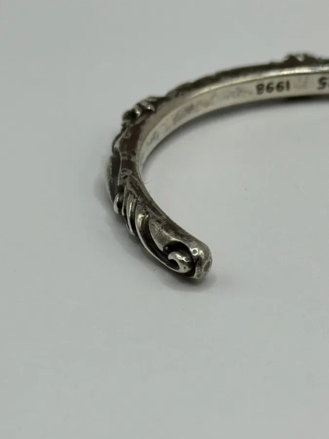 Chrome Hearts SBT Band Silver 925 Bangle Bracelet (OS) IMRdMsK 7