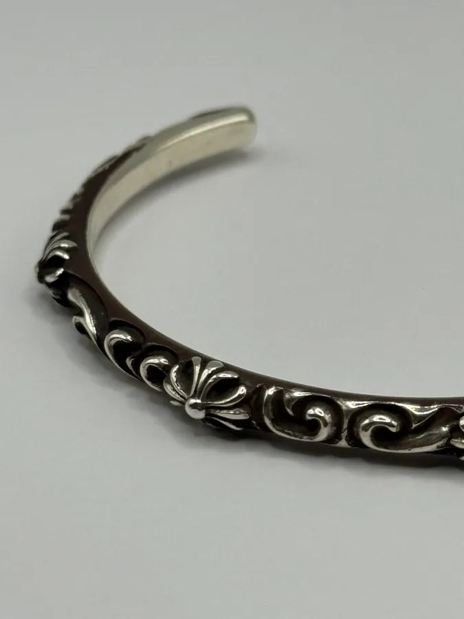 Chrome Hearts SBT Band Silver 925 Bangle Bracelet (OS) KKwxQsK 1