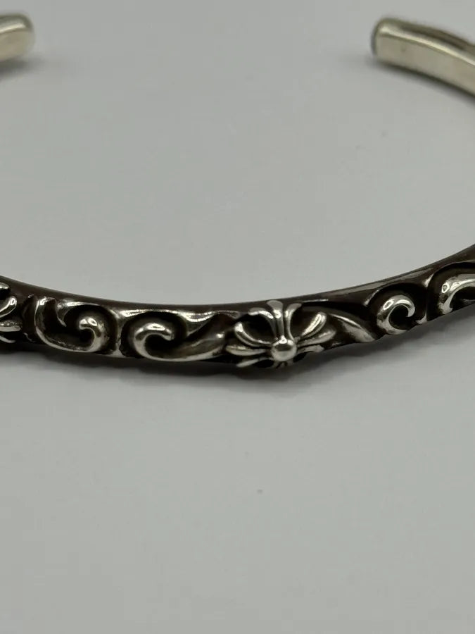 Chrome Hearts SBT Band Silver 925 Bangle Bracelet (OS) KKwxQsK 2
