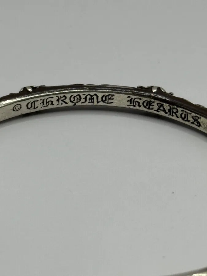Chrome Hearts SBT Band Silver 925 Bangle Bracelet (OS) KKwxQsK 5