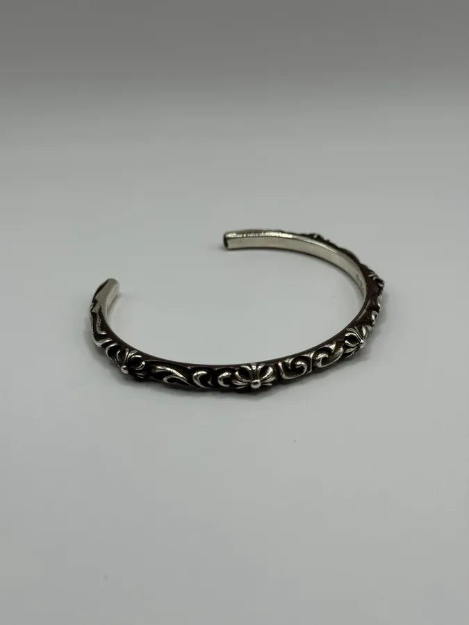 Chrome Hearts SBT Band Silver 925 Bangle Bracelet (OS) KKwxQsK 8