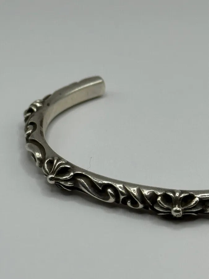 Chrome Hearts SBT Band Silver 925 Bangle Bracelet (OS) NKMJNwG 1