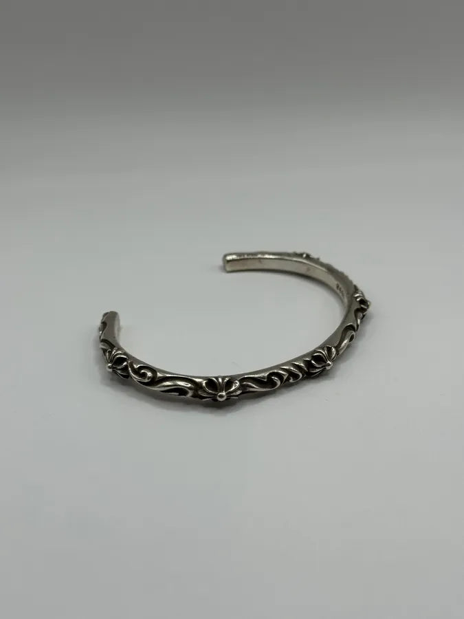 Chrome Hearts SBT Band Silver 925 Bangle Bracelet (OS) NKMJNwG 2