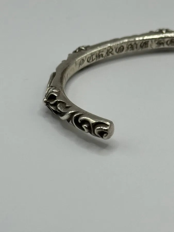 Chrome Hearts SBT Band Silver 925 Bangle Bracelet NKMJNwG 6