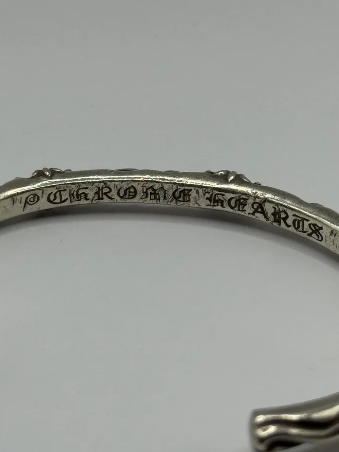 Chrome Hearts SBT Band Silver 925 Bangle Bracelet NKMJNwG 8