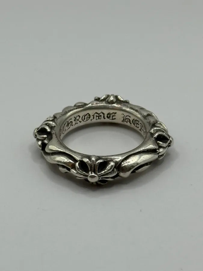 Chrome Hearts SBT Band Silver 925 Ring ErxzXqX 1