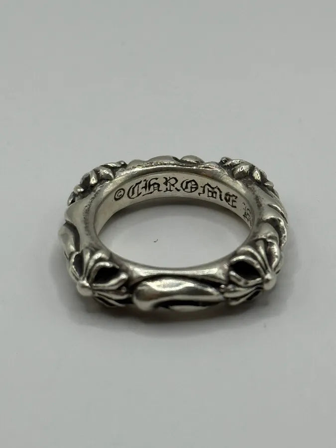 Chrome Hearts SBT Band Silver 925 Ring ErxzXqX 2