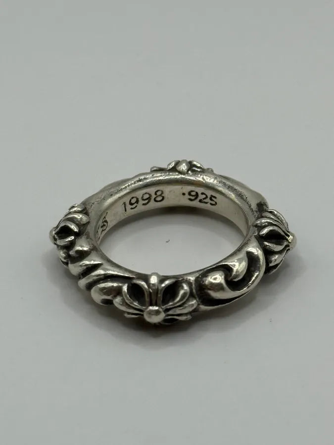Chrome Hearts SBT Band Silver 925 Ring ErxzXqX 5
