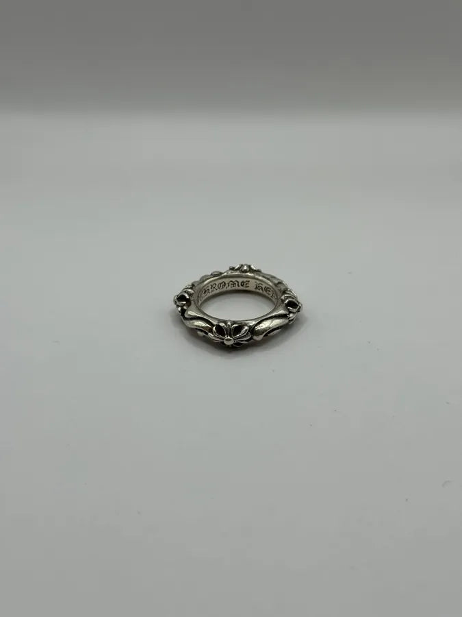 Chrome Hearts SBT Band Silver 925 Ring ErxzXqX 7