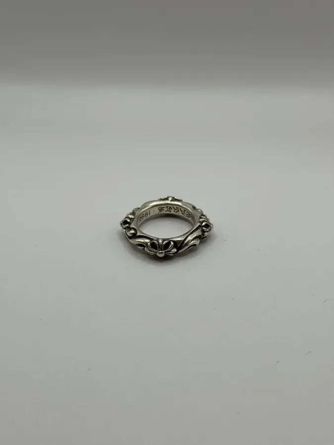 Chrome Hearts SBT Band Silver 925 Ring ErxzXqX 8