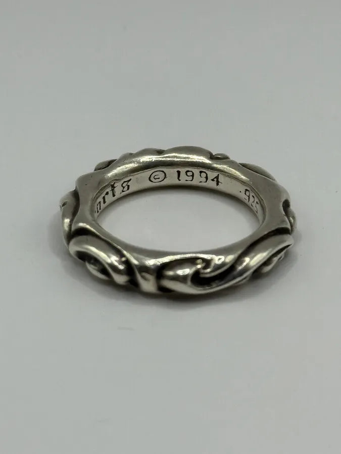 Chrome Hearts Scroll Band Silver 925 Ring (OS) kroKizK 2