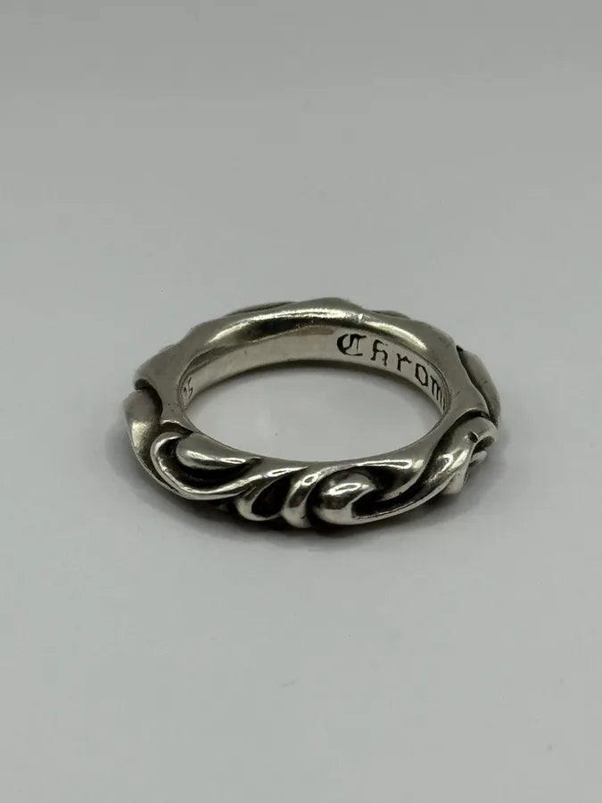 Chrome Hearts Scroll Band Silver 925 Ring (OS) kroKizK 5
