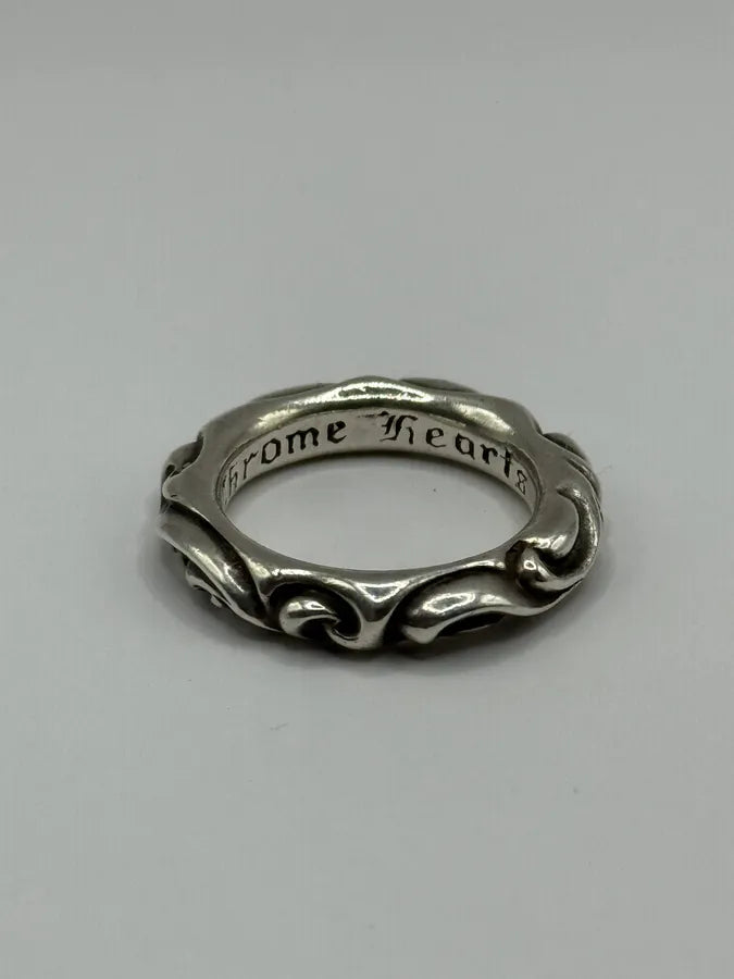 Chrome Hearts Scroll Band Silver 925 Ring (OS) kroKizK 6