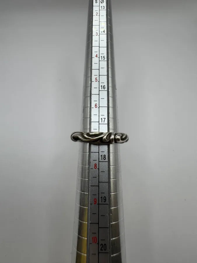 Chrome Hearts Scroll Band Silver 925 Ring (OS) kroKizK 8