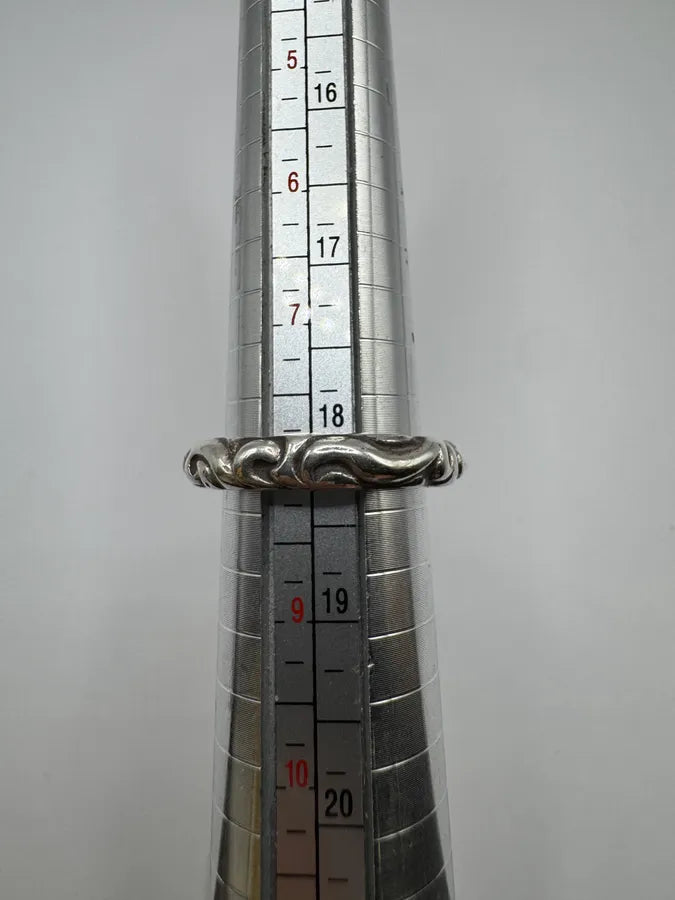 Chrome Hearts Scroll Band Silver 925 Ring (OS) tJkquZt 8