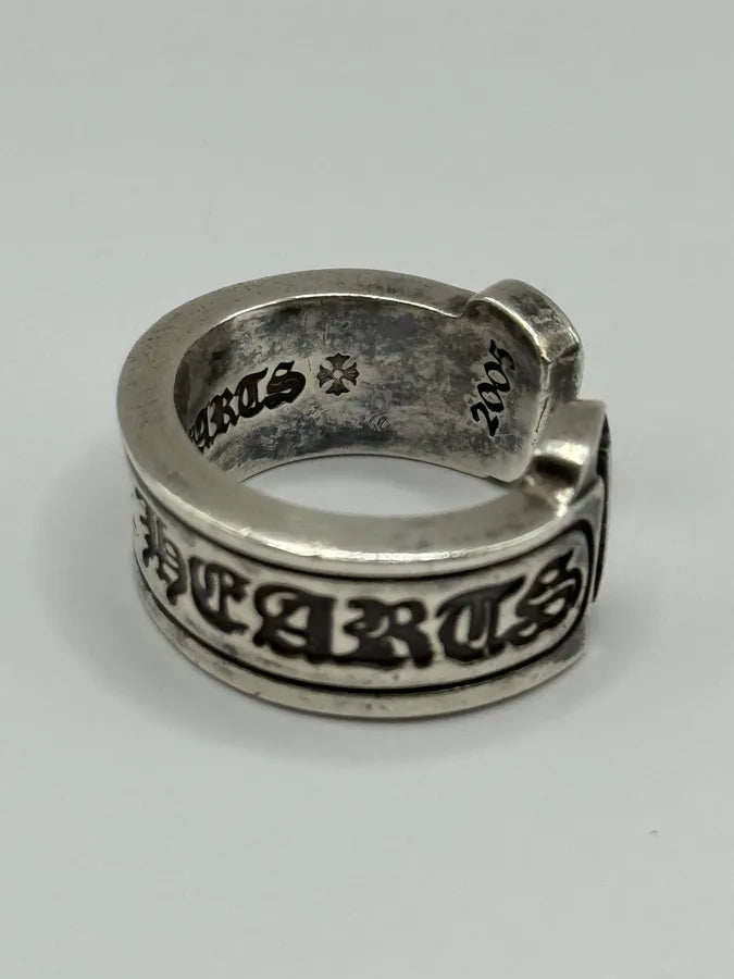Chrome Hearts Scroll Label Silver 925 Ring (OS) ksfNjOY 3