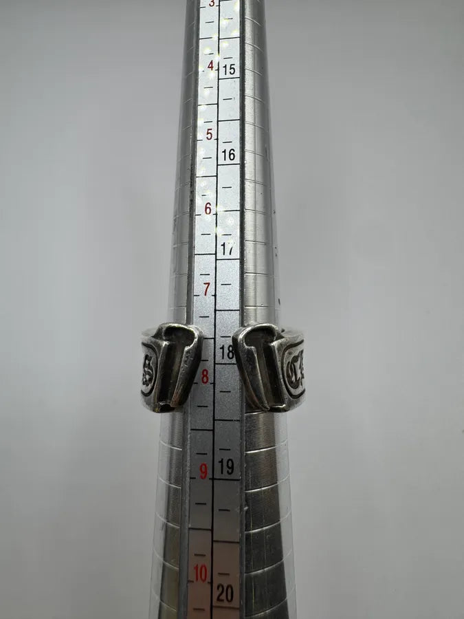 Chrome Hearts Scroll Label Silver 925 Ring (OS) ksfNjOY 7