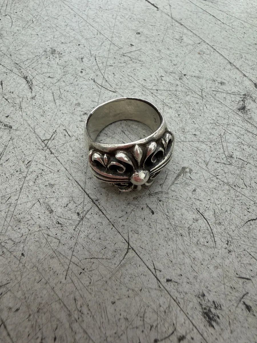 Chrome Hearts Silver 925 Keeper Boss Ring  qyXHfUI 1