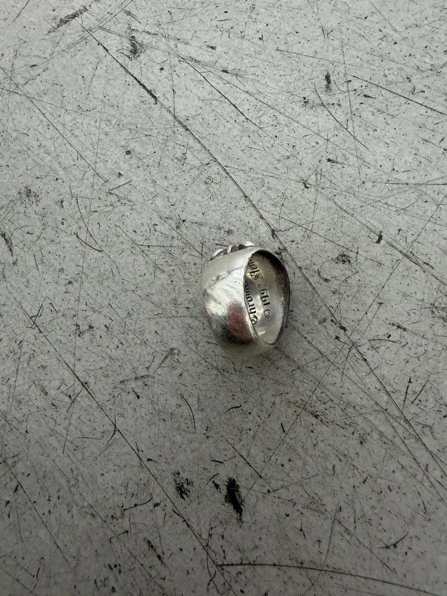 Chrome Hearts Silver 925 Keeper Boss Ring  qyXHfUI 2