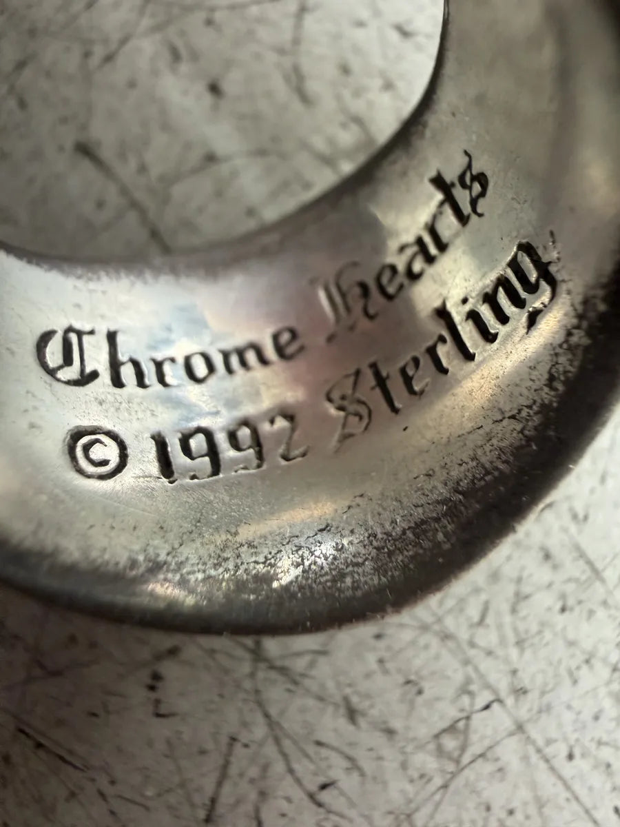 Chrome Hearts Silver 925 Keeper Boss Ring  qyXHfUI 4