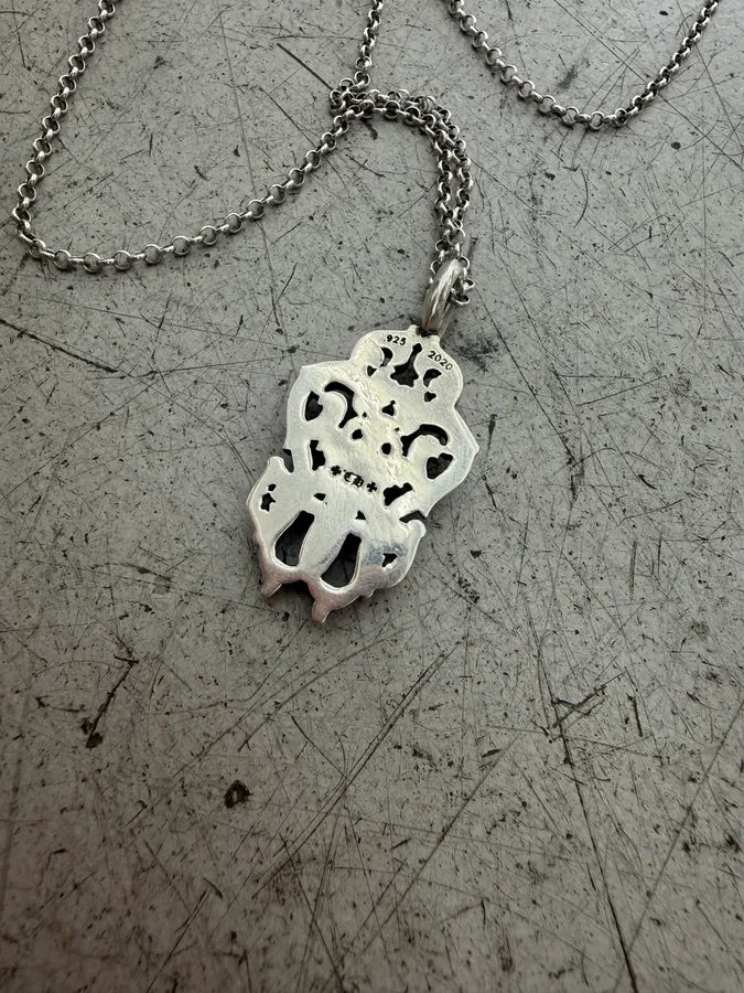 Chrome Hearts Silver Vine Dagger Pendant  wXmhMcL 7