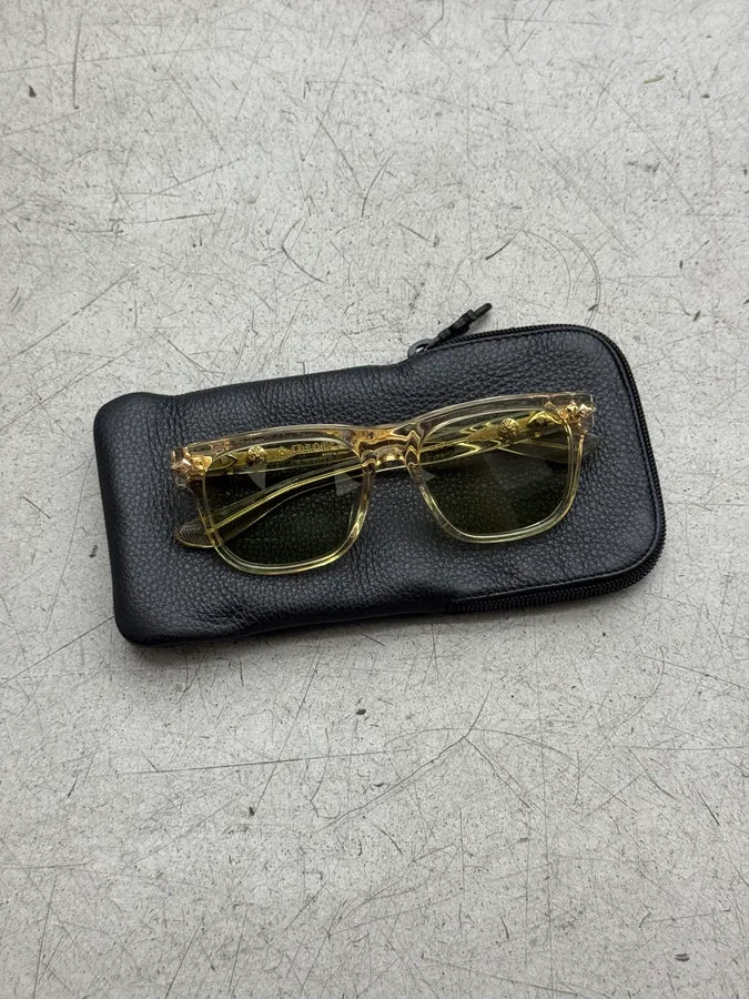 Chrome Hearts Slidin Transparent Champagne  Sunglasses dLqohYU 0