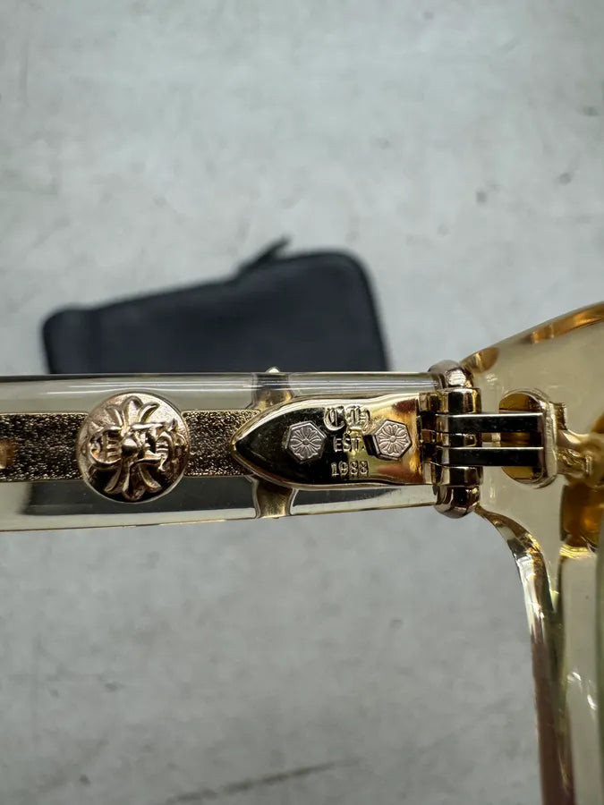 Chrome Hearts Slidin Transparent Champagne  Sunglasses dLqohYU 7