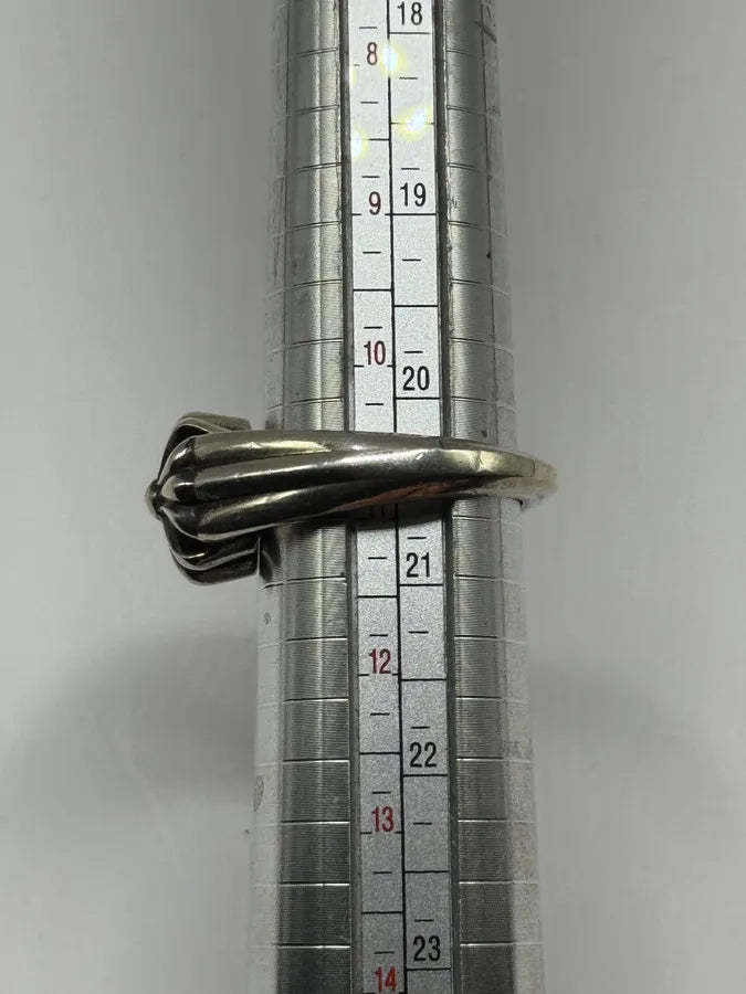 Chrome Hearts Small Cut Out Plus 10 Silver Ring OPnSNPI 8