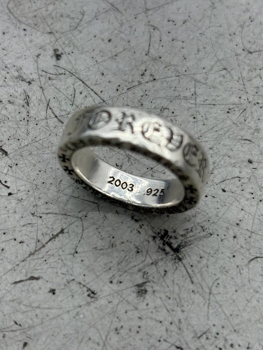 Chrome Hearts Spacer Forever Silver Ring jzmzRjI 1