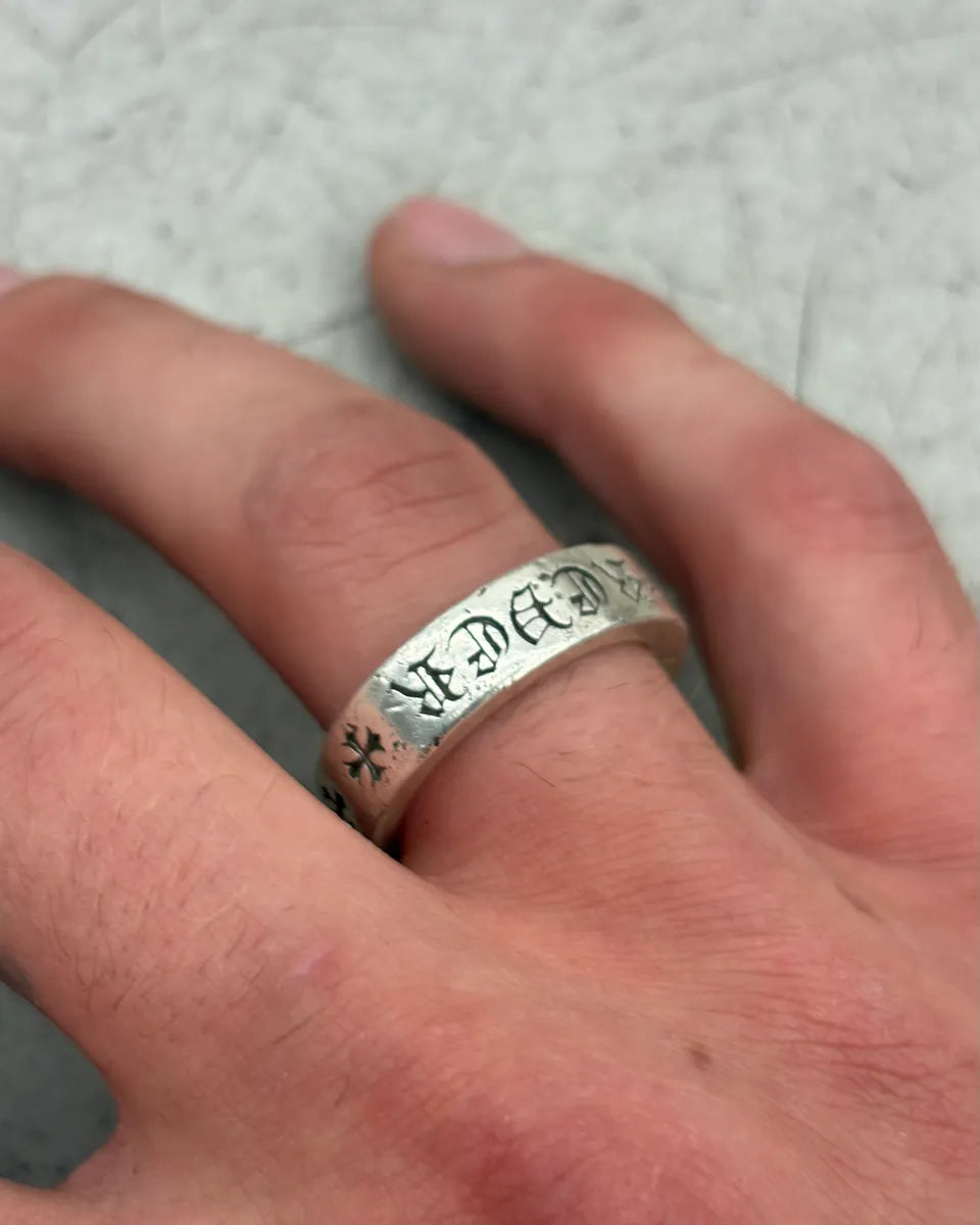 Chrome Hearts Spacer Forever Silver Ring jzmzRjI 0