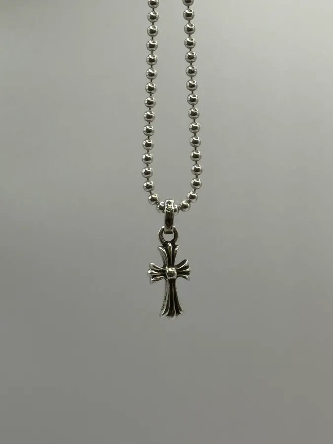 Chrome Hearts Tiny Cross Silver Pendant zGYeYRP 2