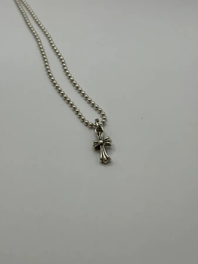 Chrome Hearts Tiny Cross Silver Pendant zGYeYRP 7