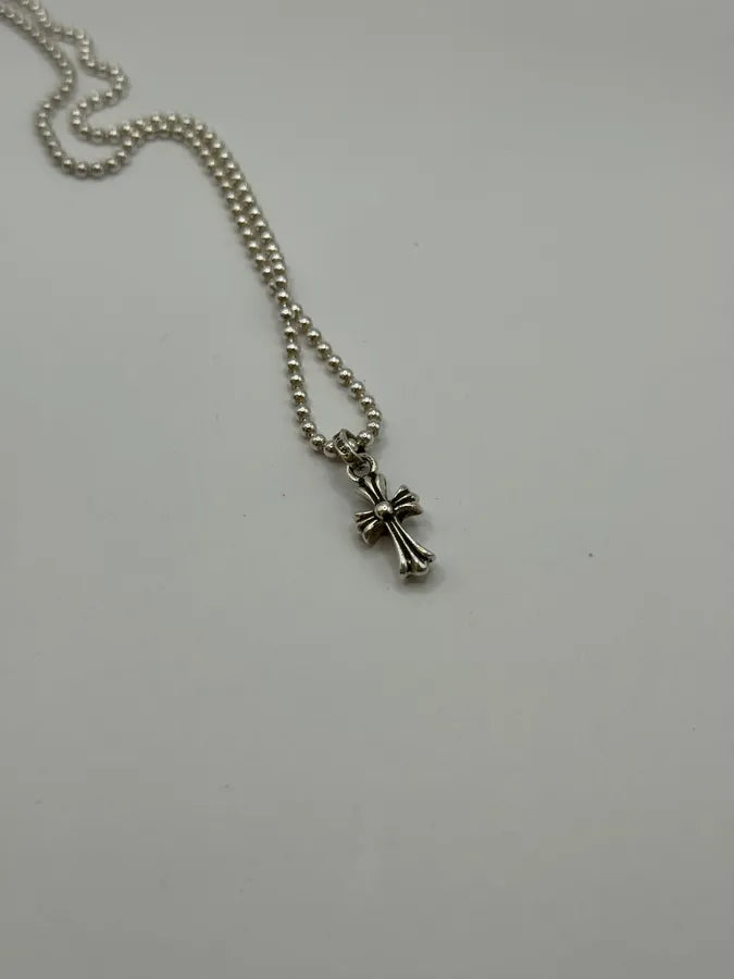 Chrome Hearts Tiny Cross Silver Pendant zGYeYRP 8