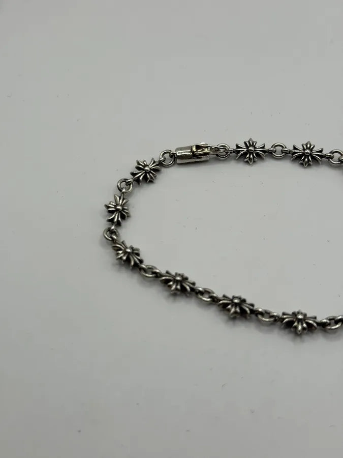 Chrome Hearts Tiny E CH Plus Silver Bracelet MPGyFDZ 2